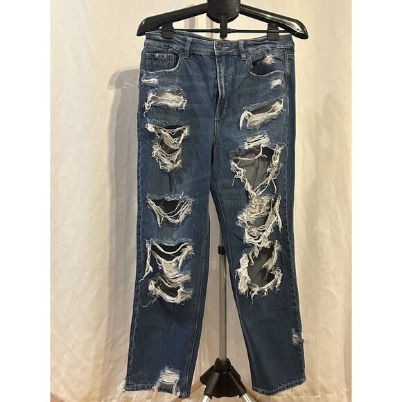 American Eagle Outfitters Denim - American Eagle Comfort Stretch Distressed Denim Jeans size 12